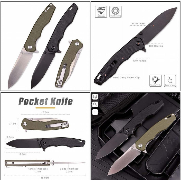 HT Ultimate EDC Folding Pocket Knife