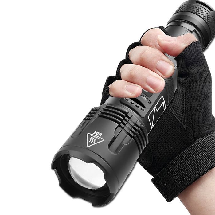 Tactical Flashlight With Pen Clip