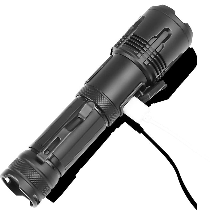 Tactical Flashlight With Pen Clip