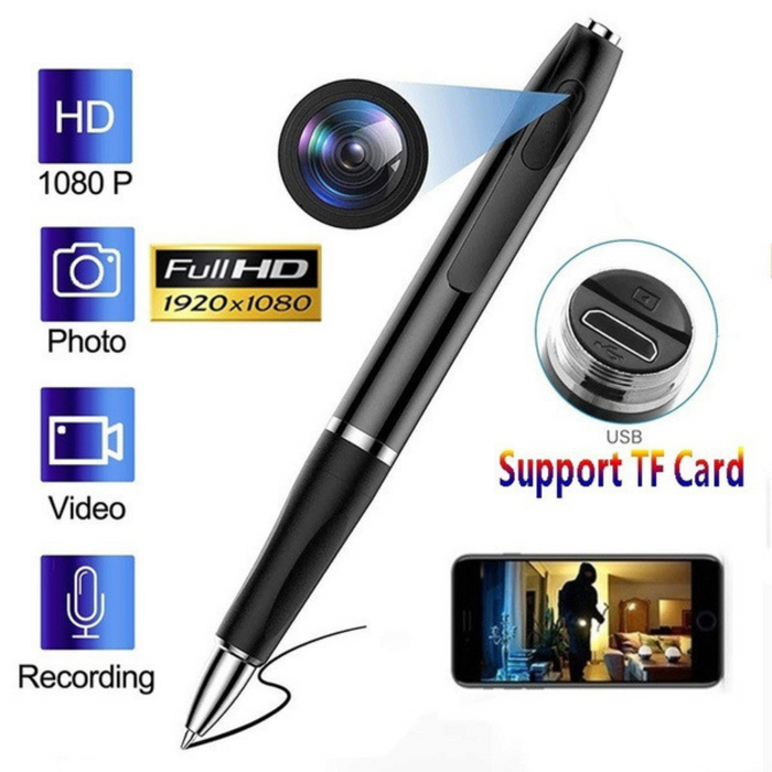 HD 1080P Spy Hidden Camera Pen